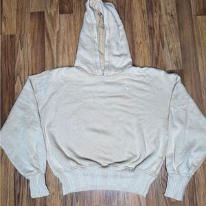 Aerie Tan Hooded Sweater